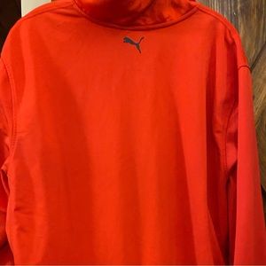 Red Retro Puma Zippered Track Jacket Men’s XXLarge (Runs Small)